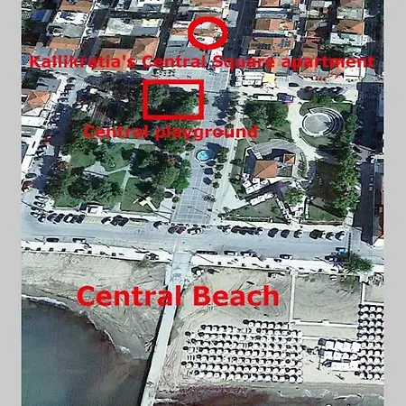 Apartment On Main Pedestrian Street With View Nea Kallikrateia Εξωτερικό φωτογραφία